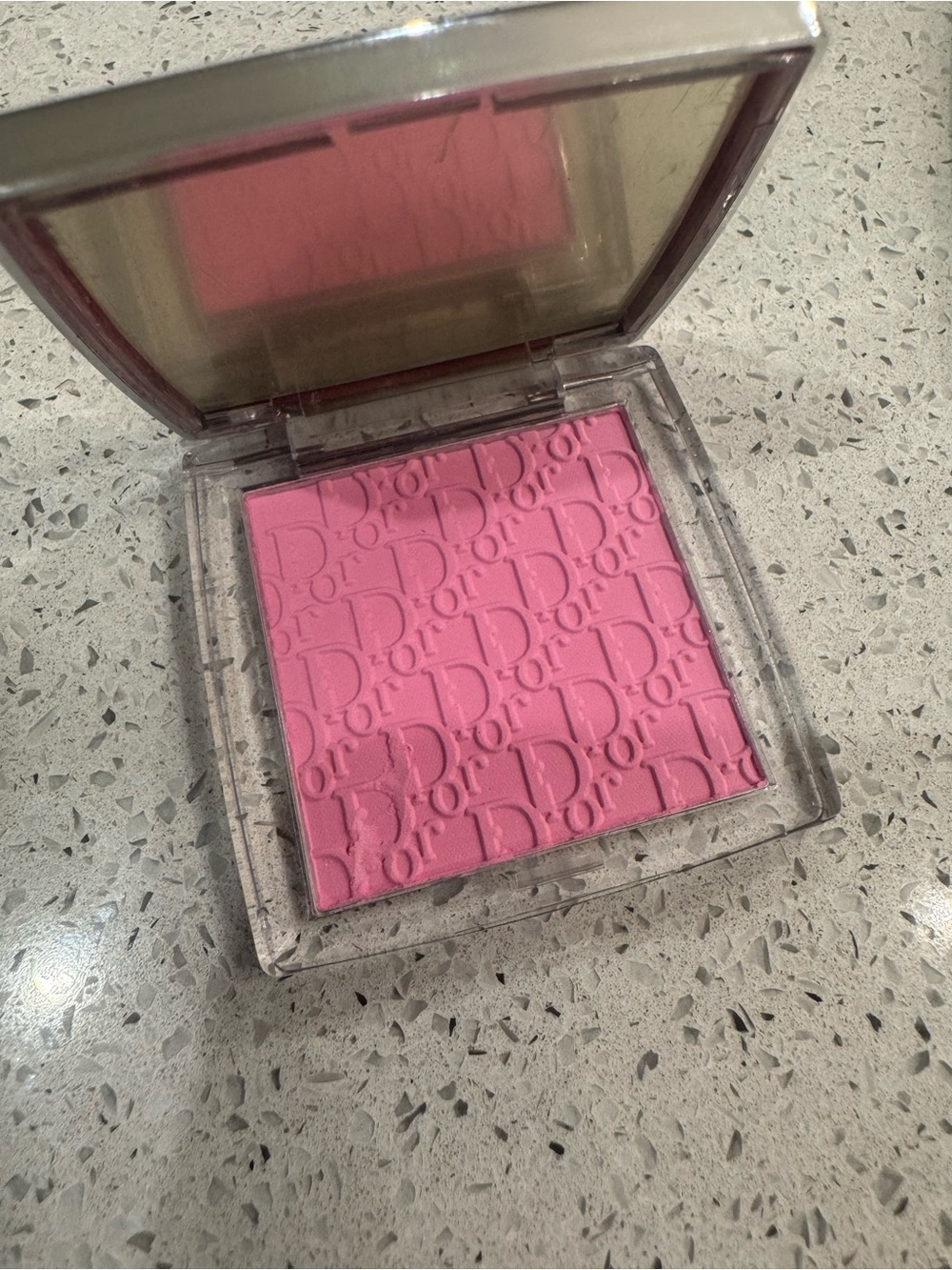 Unboxed 3 Dior Blush Compacts in Coral Orange & Soft Pink - Picture 3 of 11